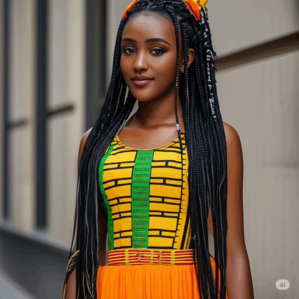 West African slim print