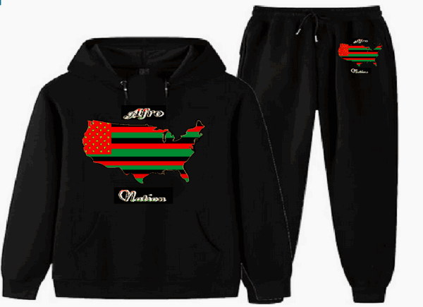 AFRO NATION BLACK 2PC HOODIE 2025 1.0