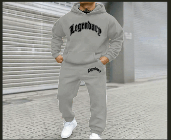 LEGENDARY MENS GRY HOODIE 2PC 2025