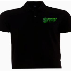WYANDANCH WARRIOR~Polo Shirt~Black