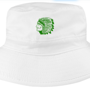 WYANDANCH WARRIOR~Bucket Hat in White~Featuring The Chief