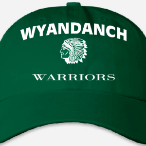 WYANDANCH WARRIOR~Baller Cap~Grn & Wht~Featuring Full Logo
