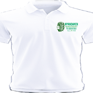 WYANDANCH WARRIOR~Polo Shirt~White