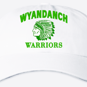 WYANDANCH WARRIOR~Baller Cap in White~Featuring Full Logo