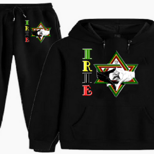 "IRIE" 2PC HOODIE - In Black