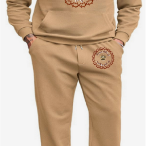 "KING OF KINGS" TAN 2PC HOODIE SET