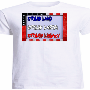 "A STOLEN LEGACY" TEE ~ In White