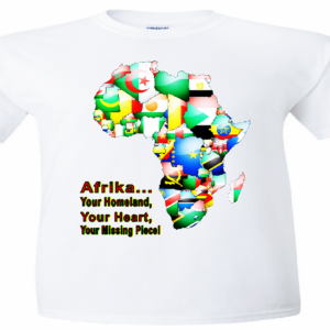 "AFRIKA" TEE ~ In White