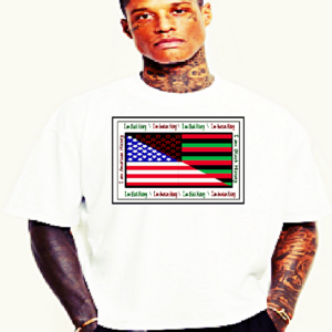 "BLACK HISTORY-AMERICAN HISTORY" TEE In White
