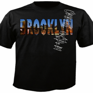 "BROOKLYN CLEAR" TEE - In Black