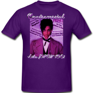 "CONTORVERSEY" TEE - In Purple