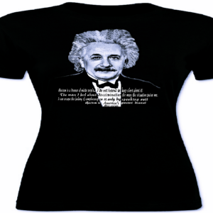 "EINSTEIN" TEE ~ In Black
