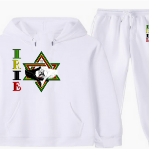 'IRIE" ~ 2PC HOODIE SET - In White