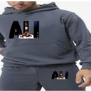 "ALI" ~ 2PC HOODIE SET In Gray