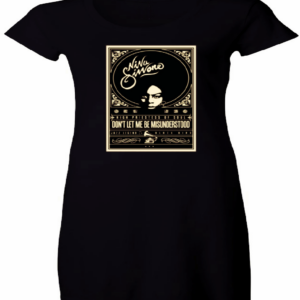 "NINA" ~ Tee Shirt Dress - In Black